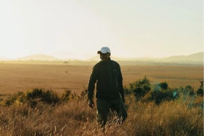 Ngila out in the field